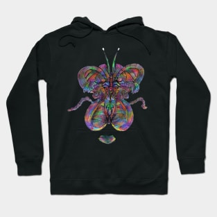 Butterfly with man Hoodie